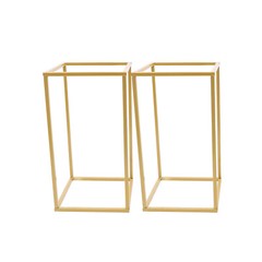 Gold Home Wedding Plant Use Decoration 2-Piece Display Flower Bucket Stand