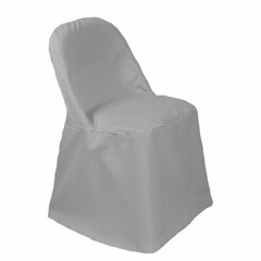 YCC Linens – 6 Pack Polyester Folding Chair Covers for Standard Folding Chairs