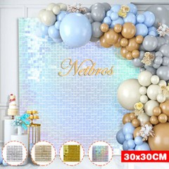 Square Shimmer Sequin Backdrop Wall Panels Great Events Birthday Party Decor DIY