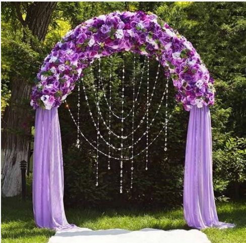 90″ x 55″ White Decorative Metal Wedding ARCH Party Ceremony Decorations Supply