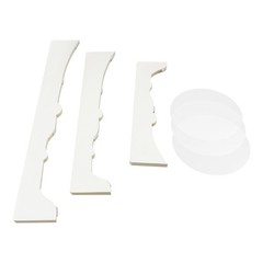3pcs Folding Cardboard Centerpiece Display Flower Stand Vase-shape Rack Decors