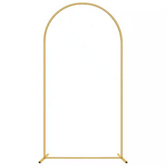 79.2 In. X 39.6 In. Gold Metal Wedding Arch Stand Backdrop Wedding Arch Drapes A