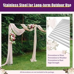 Backdrop Stand Wedding Party Backdrop Stand Pipe Kit Curtain Frame 10x20ft