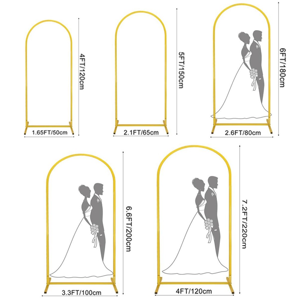 Metal Wedding Arch Backdrop Stand Frame Stable Balloon Arch StandFor Party Decor