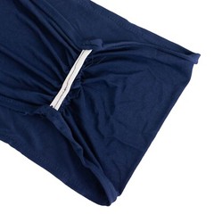 5 Navy Blue Spandex Ruffled CHAIR SASHES Wedding Party Home Decorations
