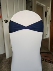 94 Navy Blue Stretch Sash Bands