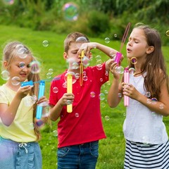 60PCS Bubble Wands for Kids,Bulk Bubble Wand for Kids Party Favor, Bubble Mak…