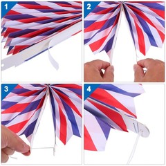 12Pcs Hanging Paper Fans Party Set Decoration for Home Birthday Wedding Yellow