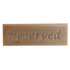 Stainless Steel Reserved Restaurant Holder Reserved Stand