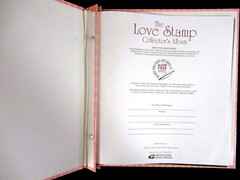 The LOVE STAMP COLLECTOR’S ALBUM : 1998 USPS : 8 Acid Free Pocket Pages : NEW