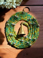 Bohemian Hippy Beaded Curtain for Doorways, Doorway Beads, Glass Beads String…