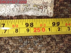 NWOT – Silver Sequin Photography Backdrop, Size 2Ft x 8Ft