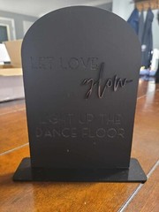 Wedding Decor (Dusty Blue, Black, and White)