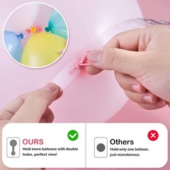 Balloon Arch Decorating Kit – 2 Rolls Tape Strips for Garlands, Party and Wed…