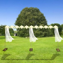 Gold Photography Background Support Stand Wedding Backdrop Steel Stand Frame new