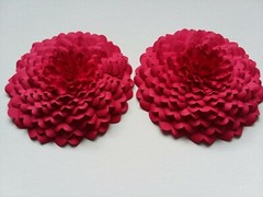 Paper Flower 3D Walls Decor Small Backdrop Wedding Zinnia Party Nursery 8 Colors