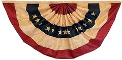Vintage Bunting USA Flag Banner – For Porches, Homes, Parties, Patriotic Deco…