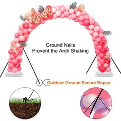 Chamvis Balloon Arch Kit, 9FT Height & 10FT Width Adjustable Balloon Arch Sta…