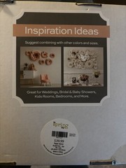 Lot Of Five Large White Paper Flower Wall Decor, Perfect Home – Wedding Event