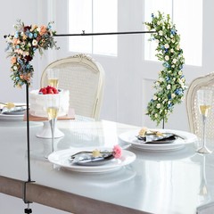 Wedding Stand with Telescoping Width (3.94-6.56ft), Sturdy Metal Construction