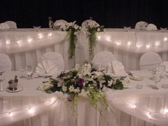 90″ WHITE METAL ARCH + 54″x40 Yards TULLE Wedding Party Prom Floral Decoration