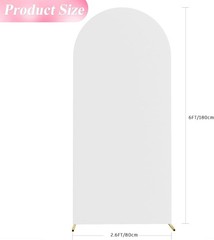 Versatile 6FT Chiara Arch Cover – Perfect for Weddings, Birthdays, and Showers