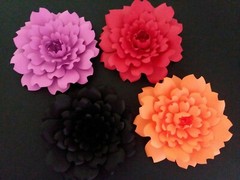 Paper Flowers Wedding Party Backdrop Nursery Shower Wall 10 Pieces Mixed Colors