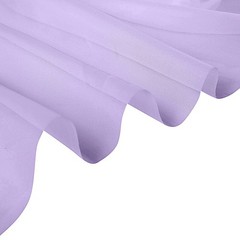 LAVENDER 5ft x 14ft Premium Chiffon SHEER CURTAIN Window Drape Panel Party