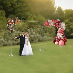 10x20ft Backdrop Stand Wedding Party Backdrop Stand Pipe Kit Curtain Frame NEW