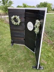 New Rustic Farmhouse Wood 3 Panel Backdrop Decor Display Wall- Weddings, Events