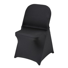 Uimoso 100PCS Black Stretch Spandex Chair Covers for Event, Weddings, and Dining