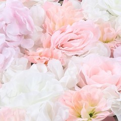 12* Artificial Flower Wall Panel Hydrangea Rose Photo Wall Wedding Home Decor