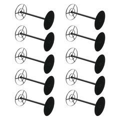 Black 10Pcs Wedding Flower Stands 40cm Flower Stand Wedding Table Centerpieces
