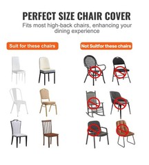 Stretch Spandex Wedding Party Arched Front Chair Covers White (50pcs)