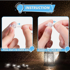 20 Pack LED Ball Lamps Multicolor Balloon Lights Wedding Party Festival Decor
