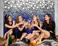 7x5ft Royal Blue Backdrop for Party Graduation Photo Backdrop Birthday Wedding P
