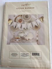 My Mind’s Eye LETTER BANNER Mr & Mrs WEDDING Paperlove BRIDE GROOM Rare!