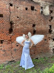 Headdress Wings Photo Props Costume Cosplay Wedding Carnival Christmas Angel
