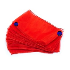 100 Red Organza Chair Sashes Bow for Wedding Party Event Banquet Decor-Free Ship
