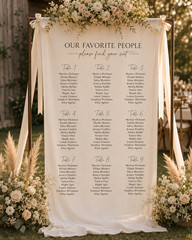 Natural Wood Wedding Sign Stand, Unfinished Minimalist Display Holder