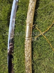 PERSONALISED BRASS NAKSHI SWORD , INDIAN TRADITIONAL SWORD WITH CHANGEABLE HILTS