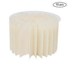 10*Foldable Cardboard Centerpiece Display Cylinder Flowers Stand Columns Display