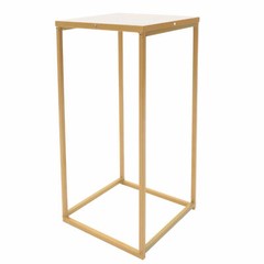 10pcs 24″ tall Matte Gold Geometric Metal Stands Wedding Flower Vase Holders