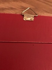 Ashland Wooden Red Shutter Home Wall Decor. NEW. I LOVE YOU Rustic