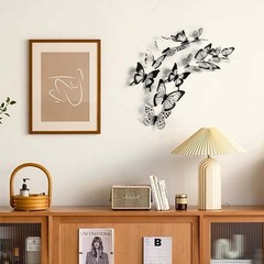 24pcs Butterfly Wall Stickers, 3D Butterflies Wall Decals, Removable…