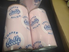 25 Yard Vintage Topper Tulle Net Ribbon Ice Pink Pale Pastel Wedding Netting 6″