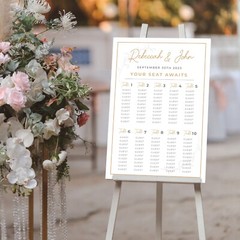 Wedding Seating Chart, Personalized Wedding Welcome Sign, Party Decorations