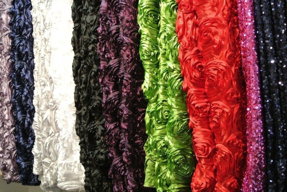 Rosette Drape Panel 54″x96″ Window Backdrop Photography Photo Shoot Wall Divider