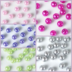 1000 pcs Faux PEARL 10 mm BEADS Centerpieces Supply Wedding Decorations SALE