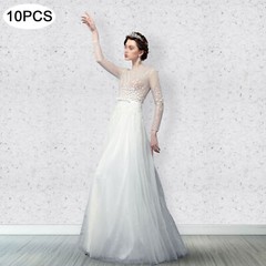 10PCS Artificial Silk Flower Wall Panel Floral Backdrop Party Wedding Decoration